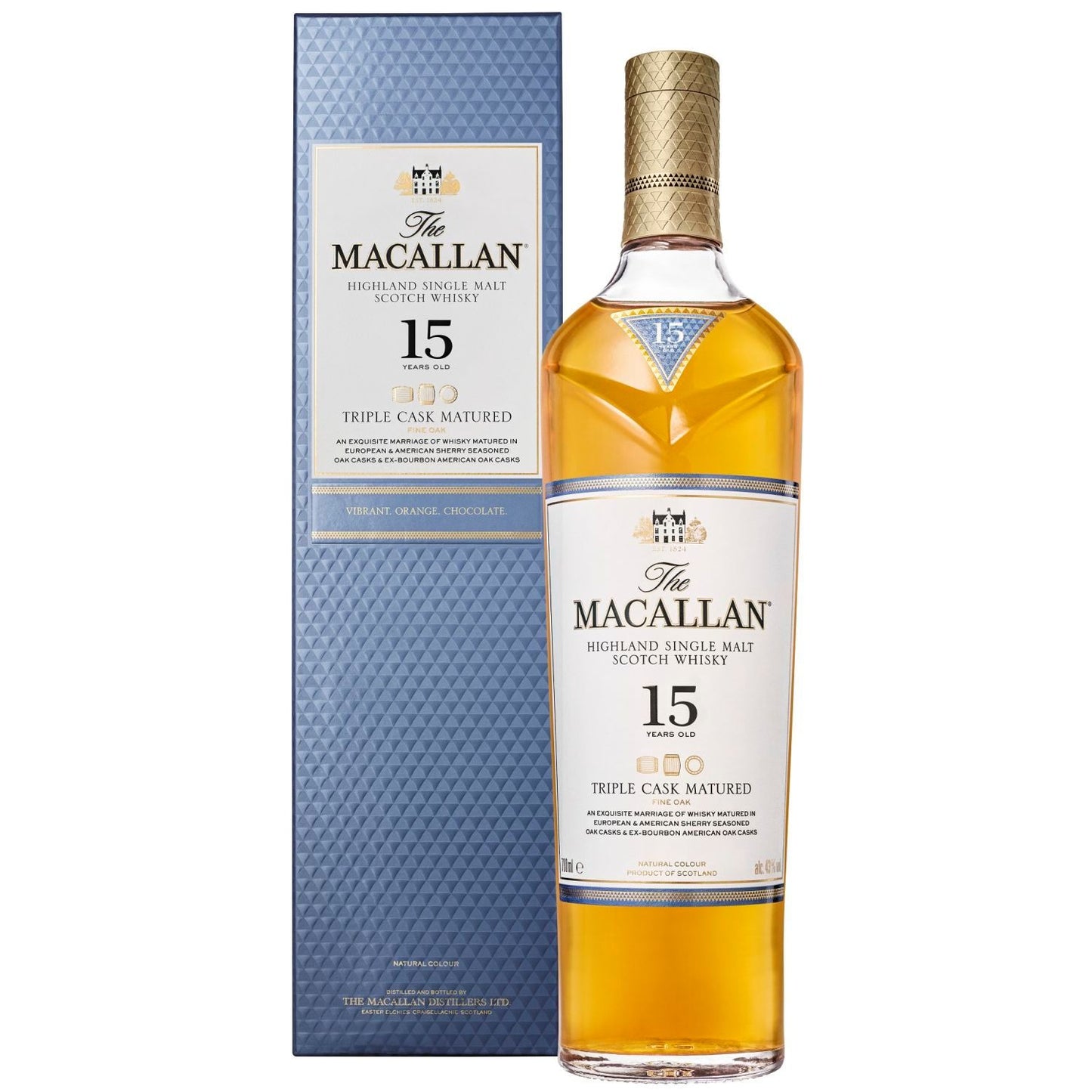 The Macallan 15 Year Old Double Cask Single Malt Scotch Whisky 700mL