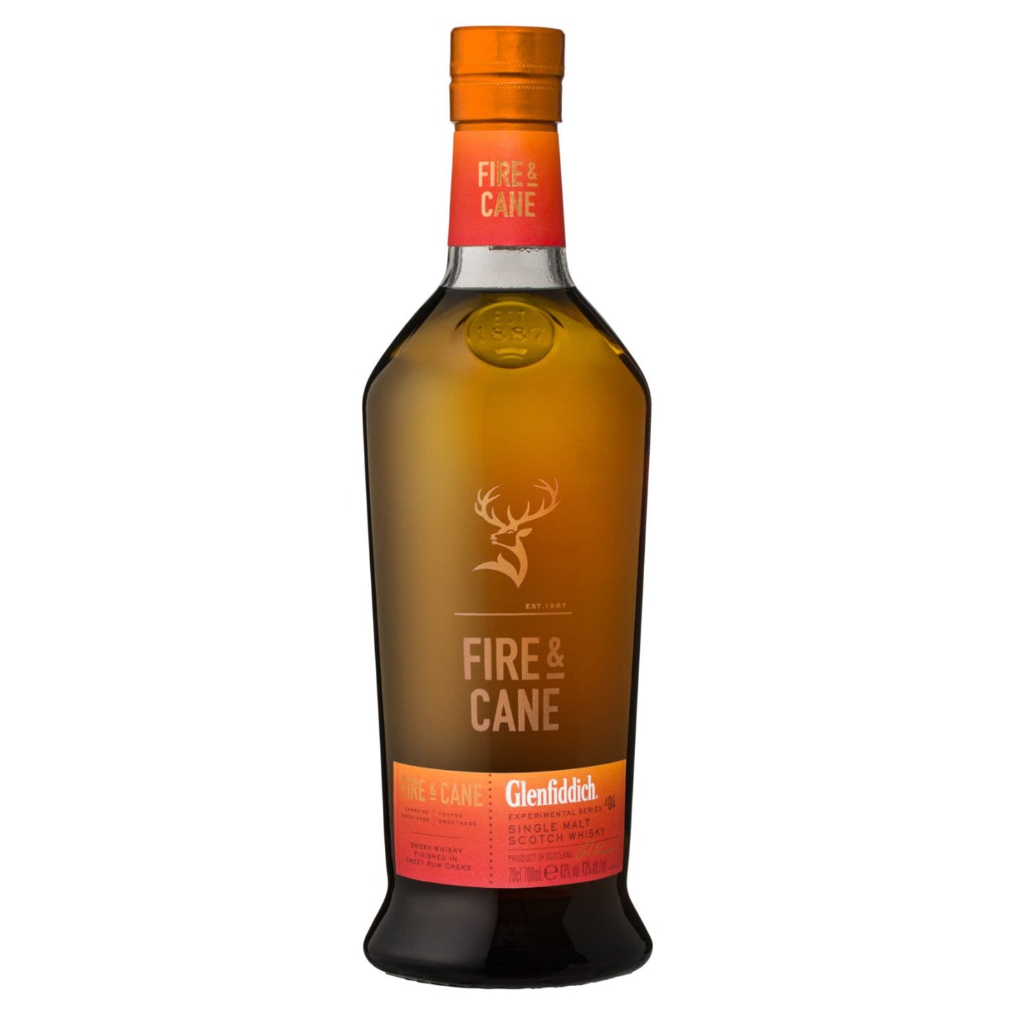 Glenfiddich Fire & Cane Single Malt Scotch Whisky 700mL