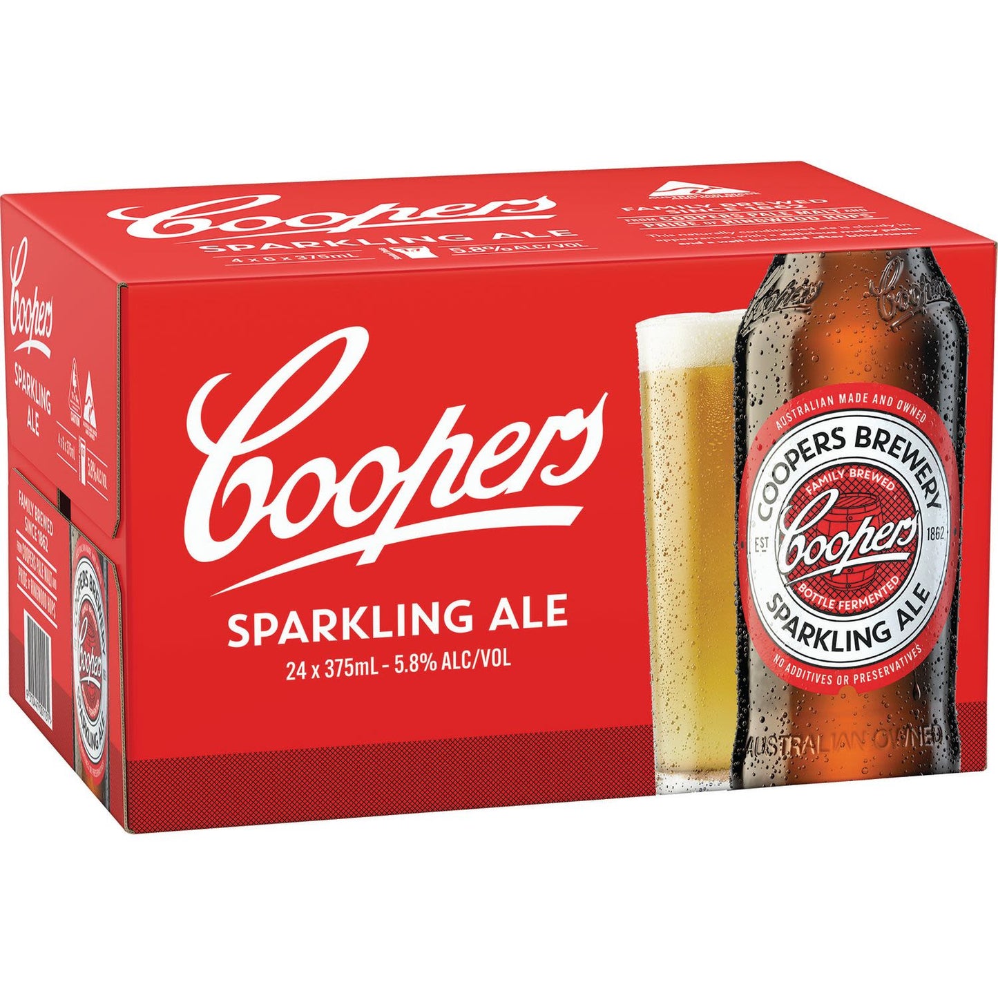 Coopers Sparkling Ale Bottle 24 Pack