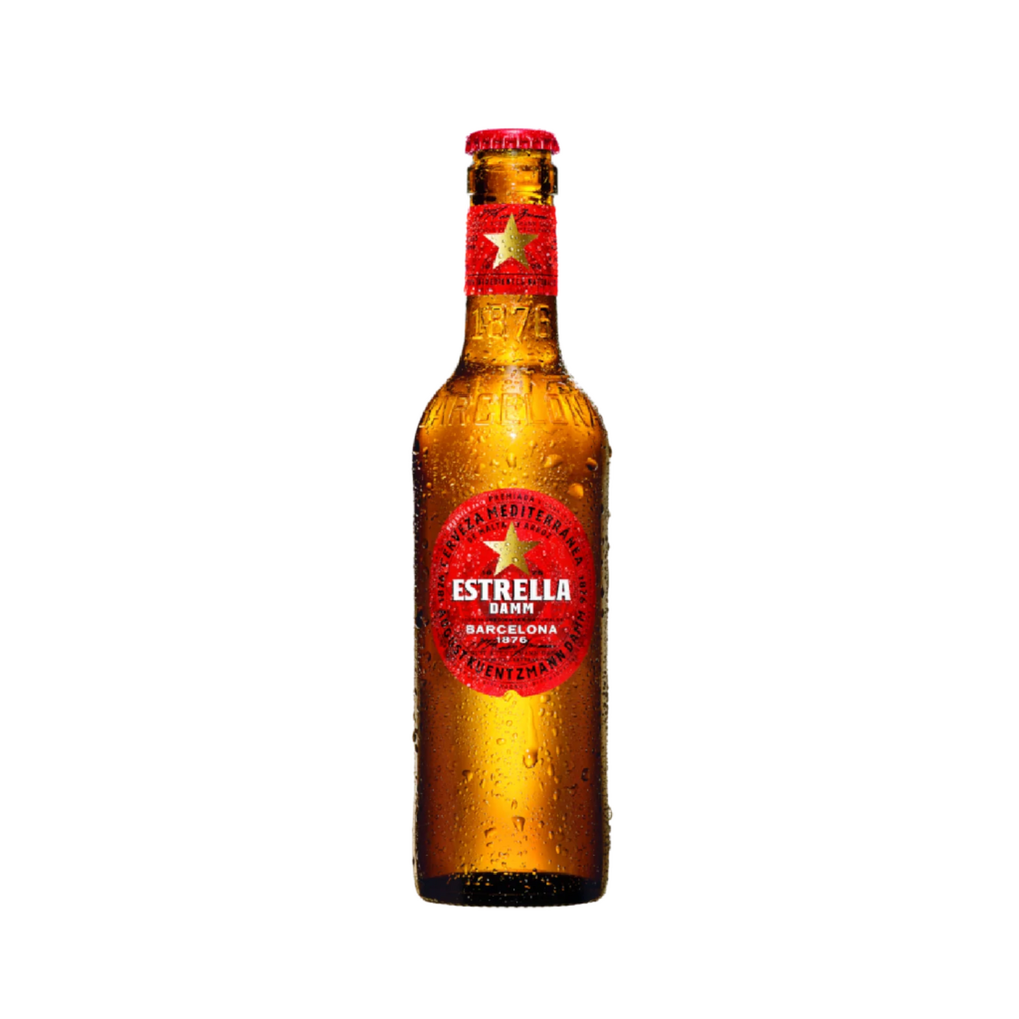 Estrella Damm Mediterranean Beer Bottle 24 Pack