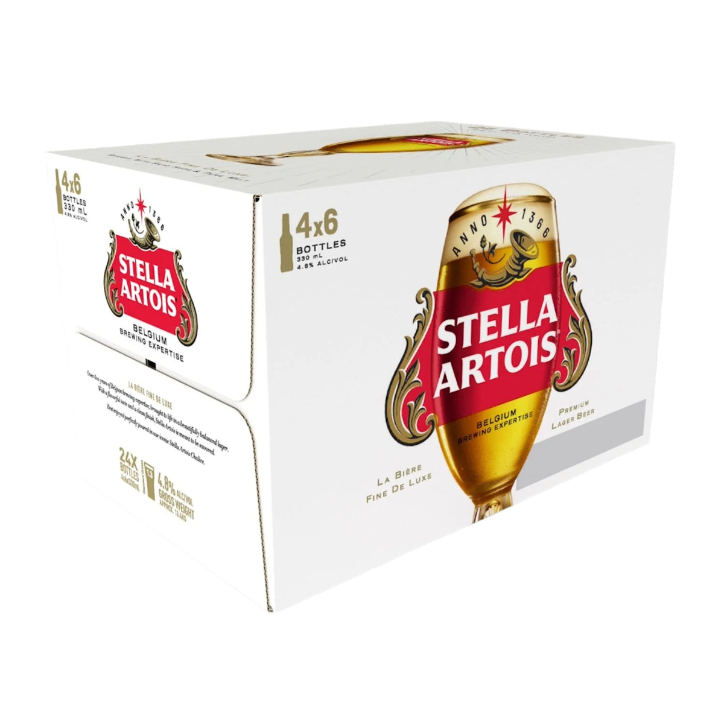 Stella Artois Lager Bottle 24 Pack