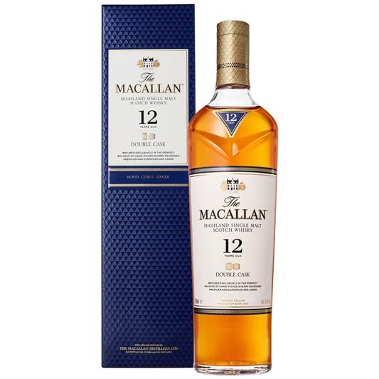 Macallan 12 Year Old Double Cask S/M Scotch Whisky 700mL