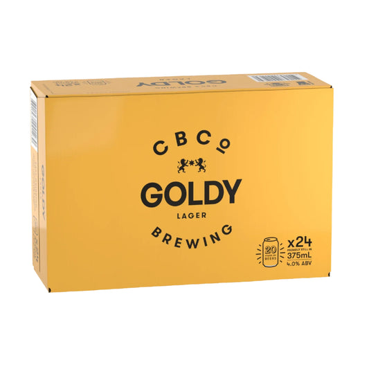 CBCo Goldy Lager Can 24 Pack