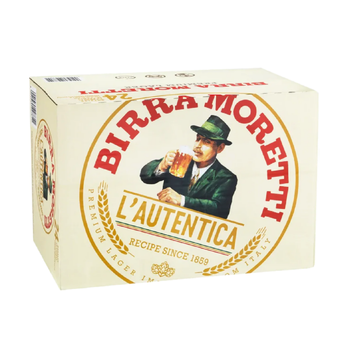 Birra Moretti Lager Bottle 24 Pack
