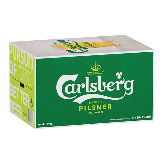 Carlsberg Pilsner Bottle 24 Pack