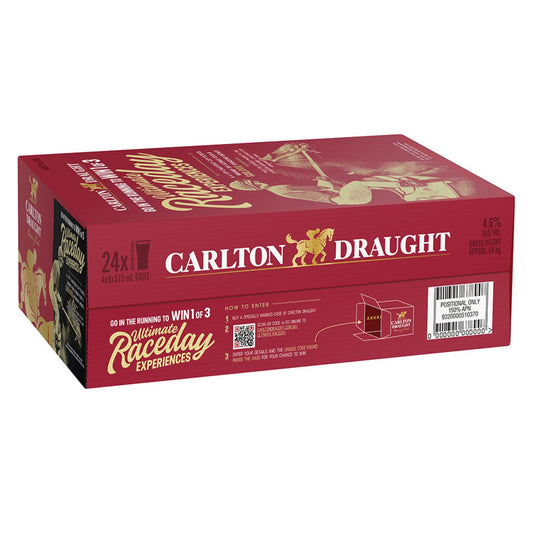 Carlton Draught Can 24 Pack