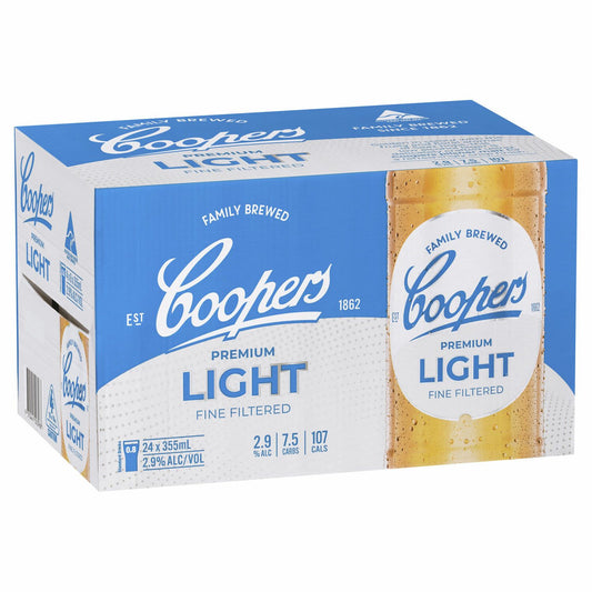 Coopers Light Bottle 24 Pack