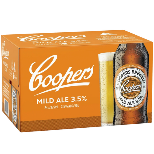 Coopers Mild Ale 3.5% Bottle 24 Pack