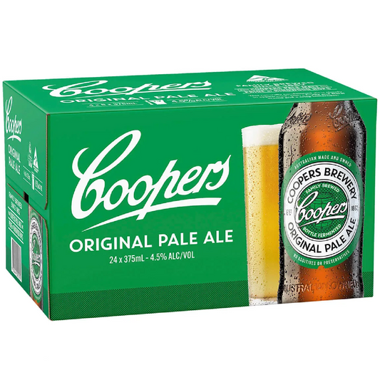 Coopers Original Pale Ale Bottle 24 Pack