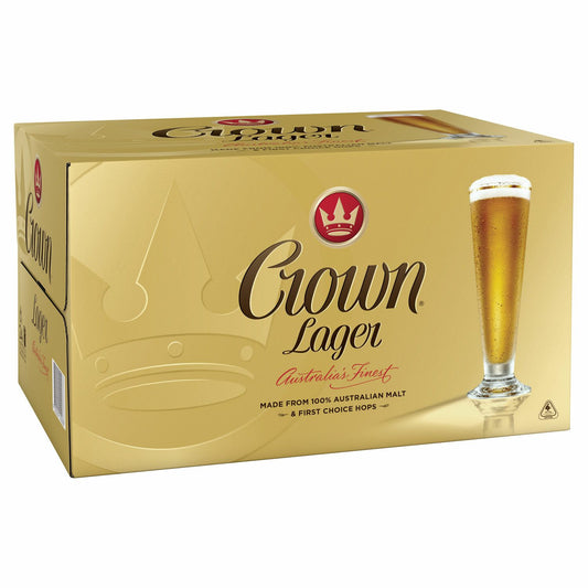 Crown Lager Bottle 24 Pack
