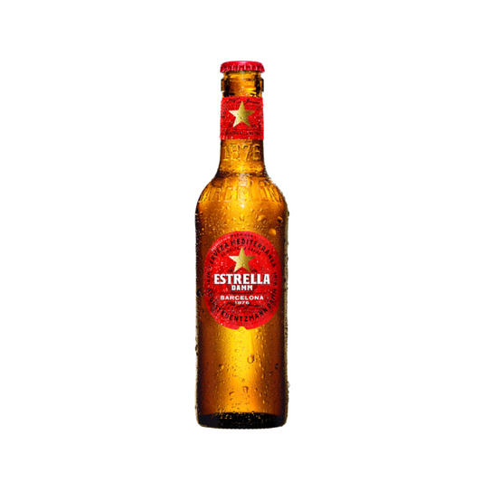 Estrella Damm Mediterranean Beer Bottle 24 Pack