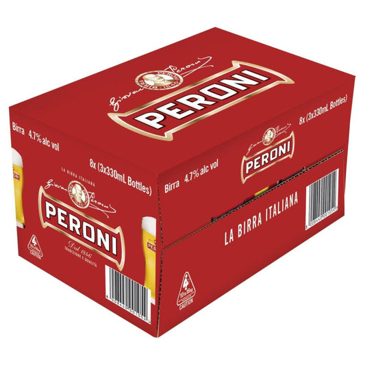 Peroni Red Lager Bottle 24 Pack
