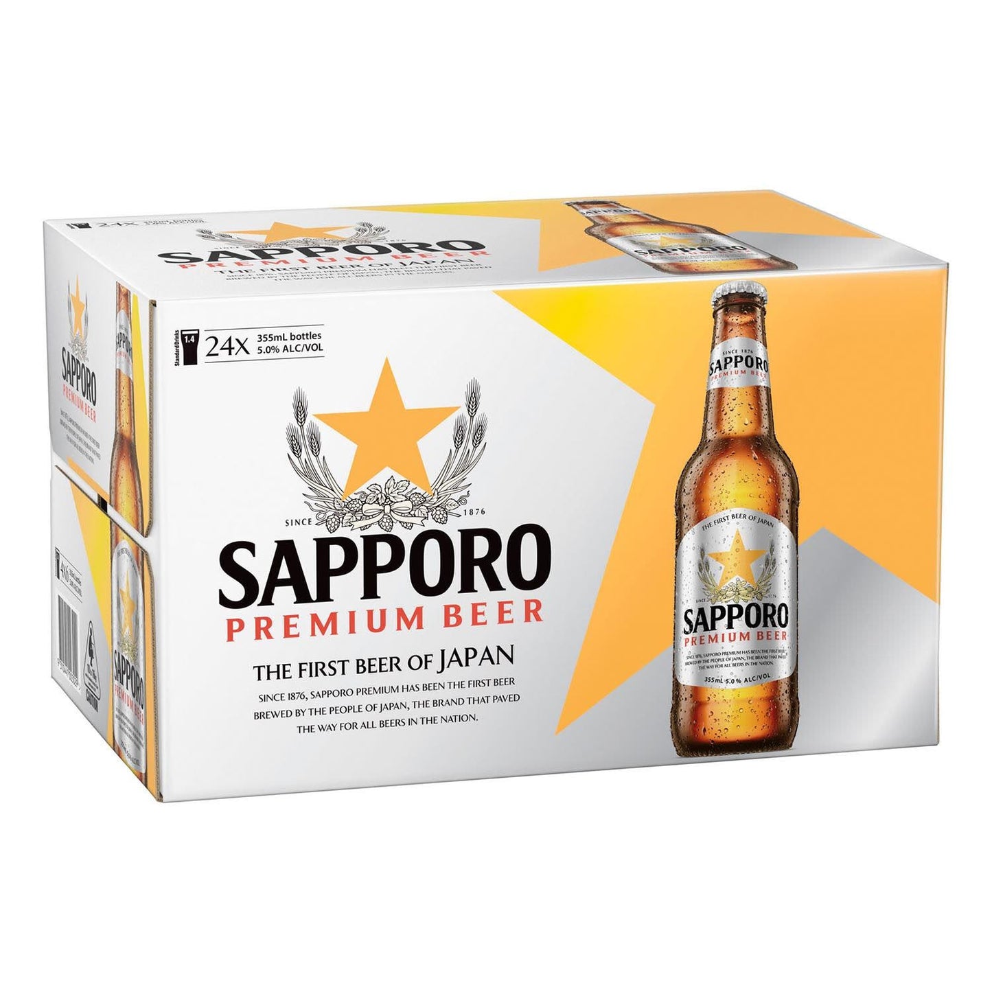 Sapporo Premium Beer Bottle 24 Pack