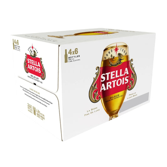 Stella Artois Lager Bottle 24 Pack