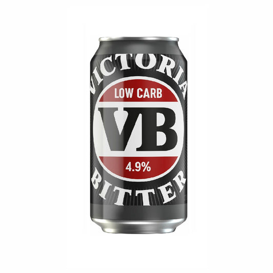 Victoria Bitter Low Carb Can 24 Pack