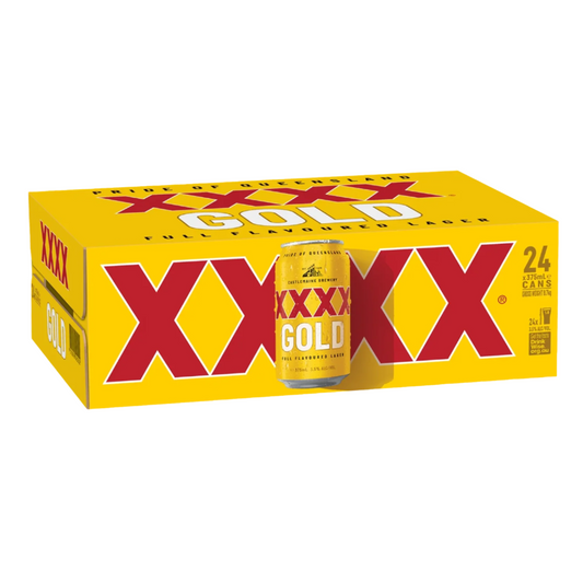 XXXX Gold Lager Can 24 Pack